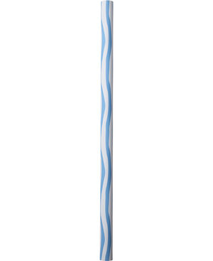 Gavepapir 70x300cm l. blå bølge