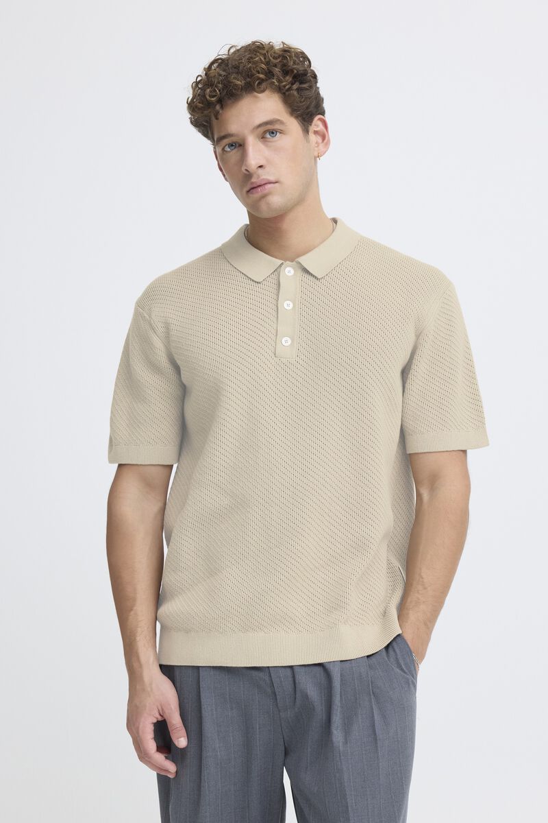 Cfisaksson Ss Polo Knit