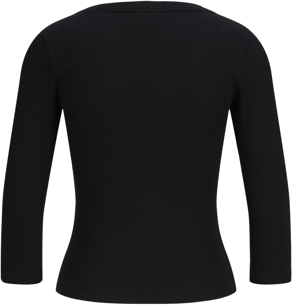 Jxfifi Str 3/4 V-Neck Rib Top Jrs