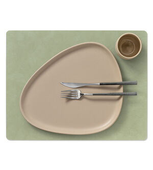 TABLE MAT SQUARE L 35X45CM NUPO olive green