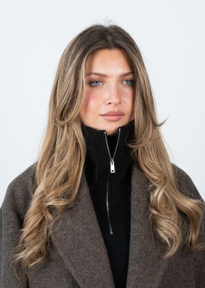 Cashmere Zip-up Neck Warmer