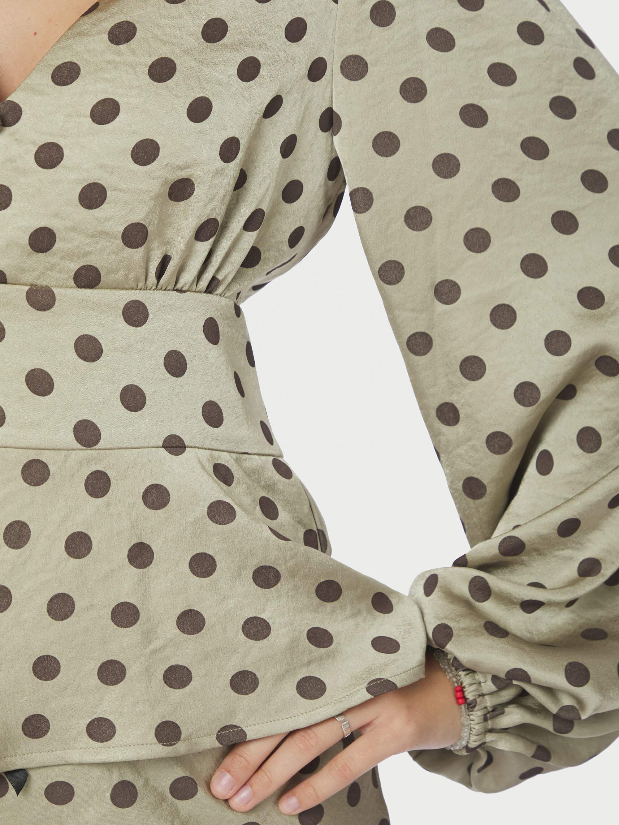 Jellima Dotted Blouse