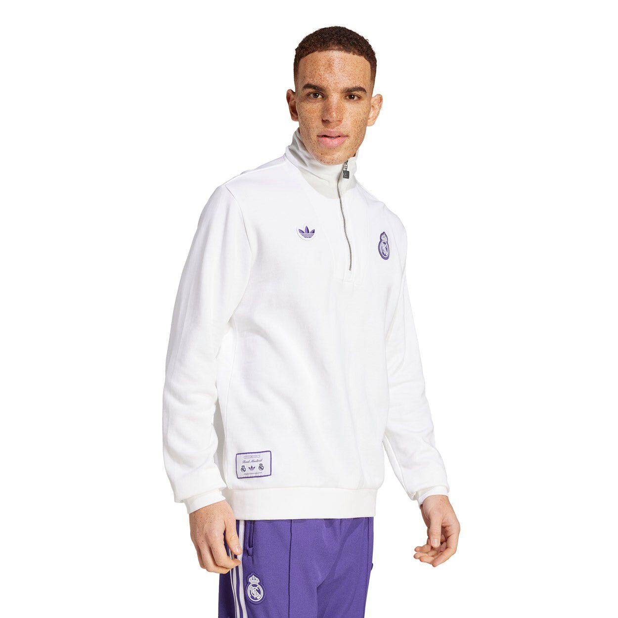 Real Madrid Terrace Icons Half-Zip Tr&aelig;nings Tr&oslash;je