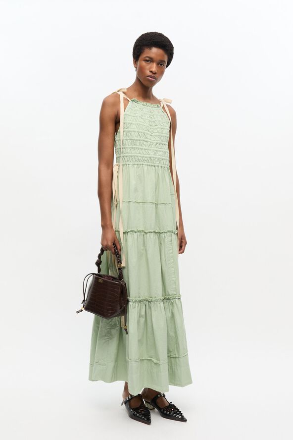 Ganni Bou Bucket Bag Croco