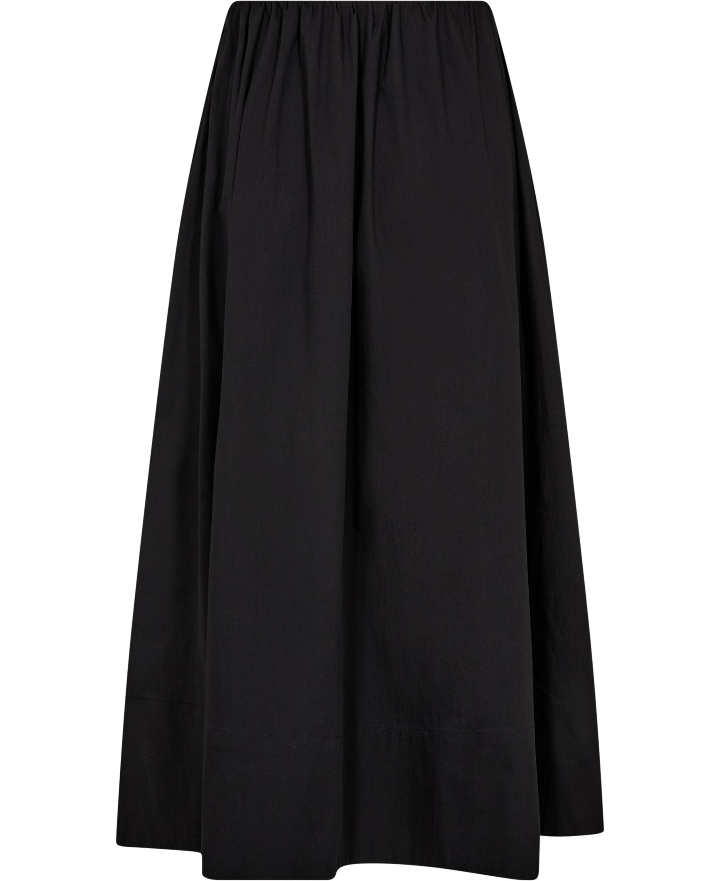 Flared cotton skirt