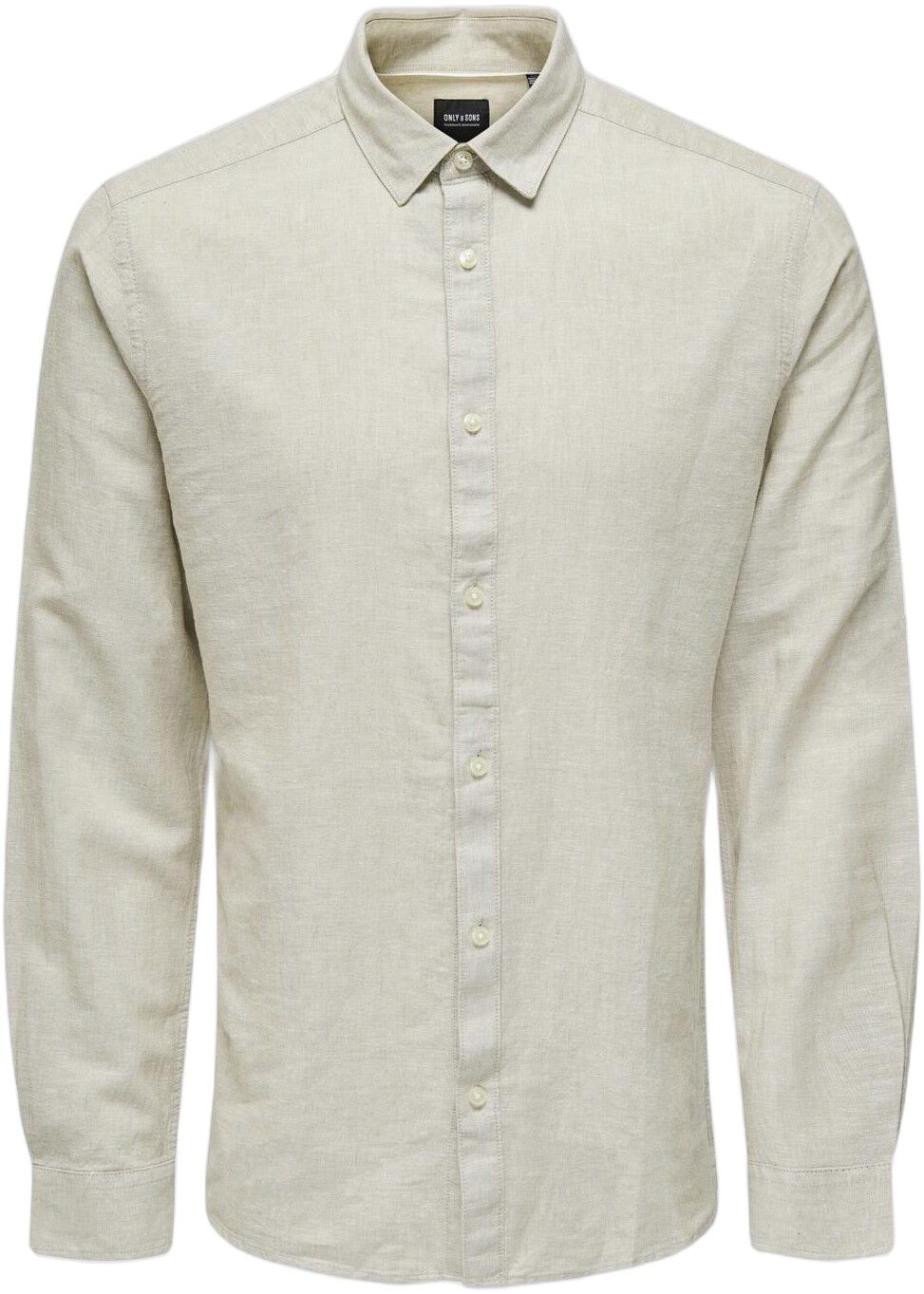 ONSCAIDEN LIFE LS SOLID LINEN SHIRT
