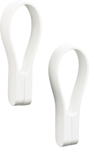 Håndklædestrop Loop magnet 2 stk. White