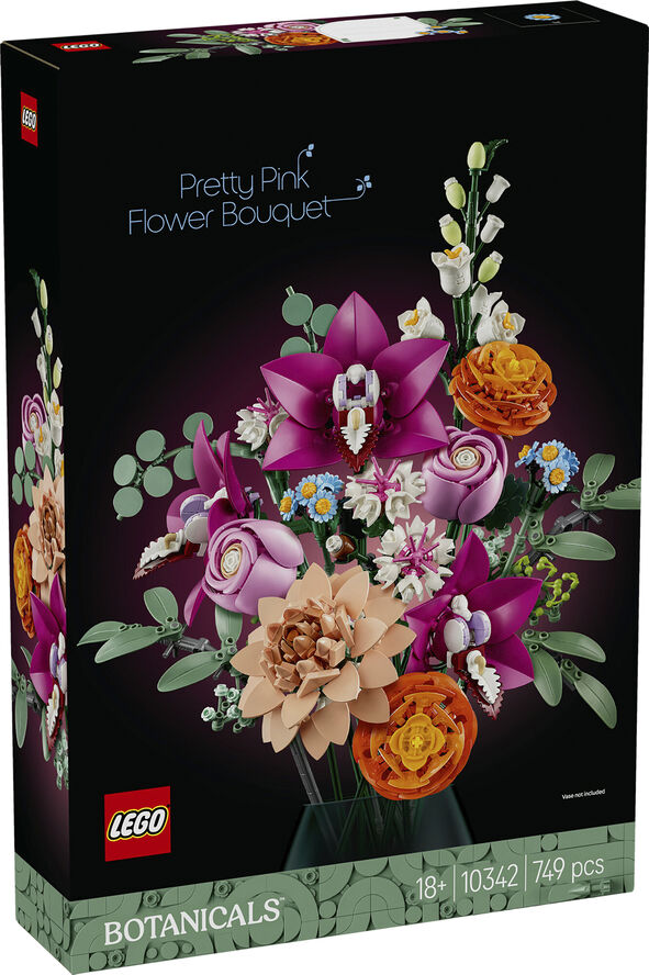 Smuk pink blomsterbuket 10342