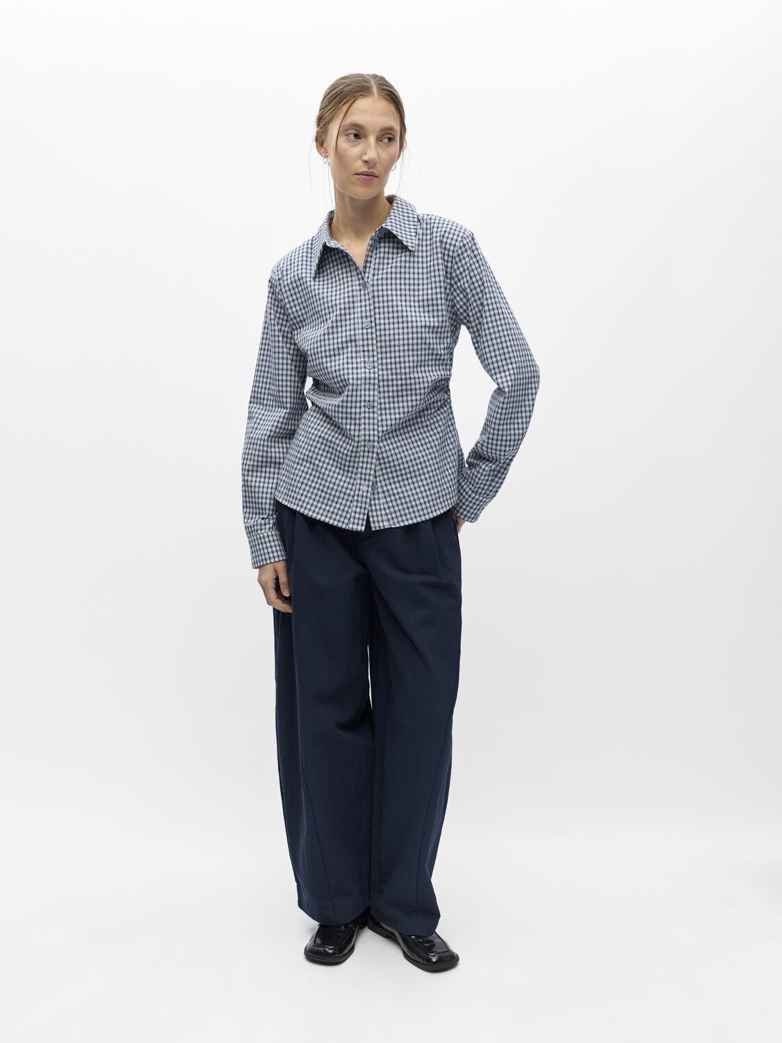 Objjodie L/S Fitted Shirt E Aw 26