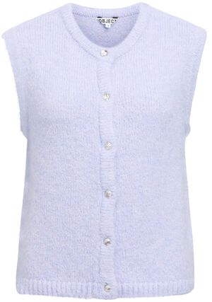 OBJSAGGIA RE KNIT VEST CARDIGAN NOO