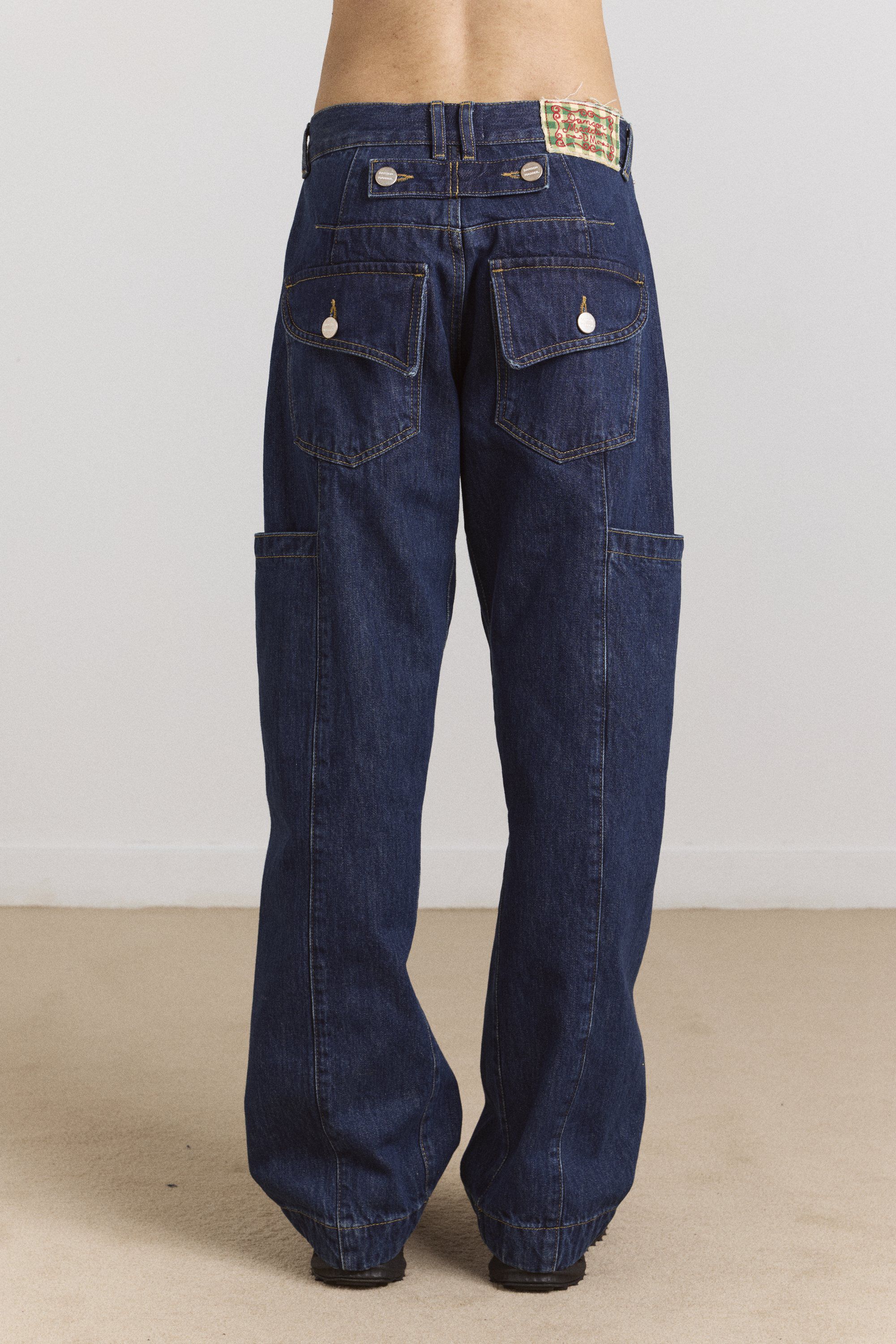 BARREL NINA JEAN - AUTHENTIC MID BLUE WASH
