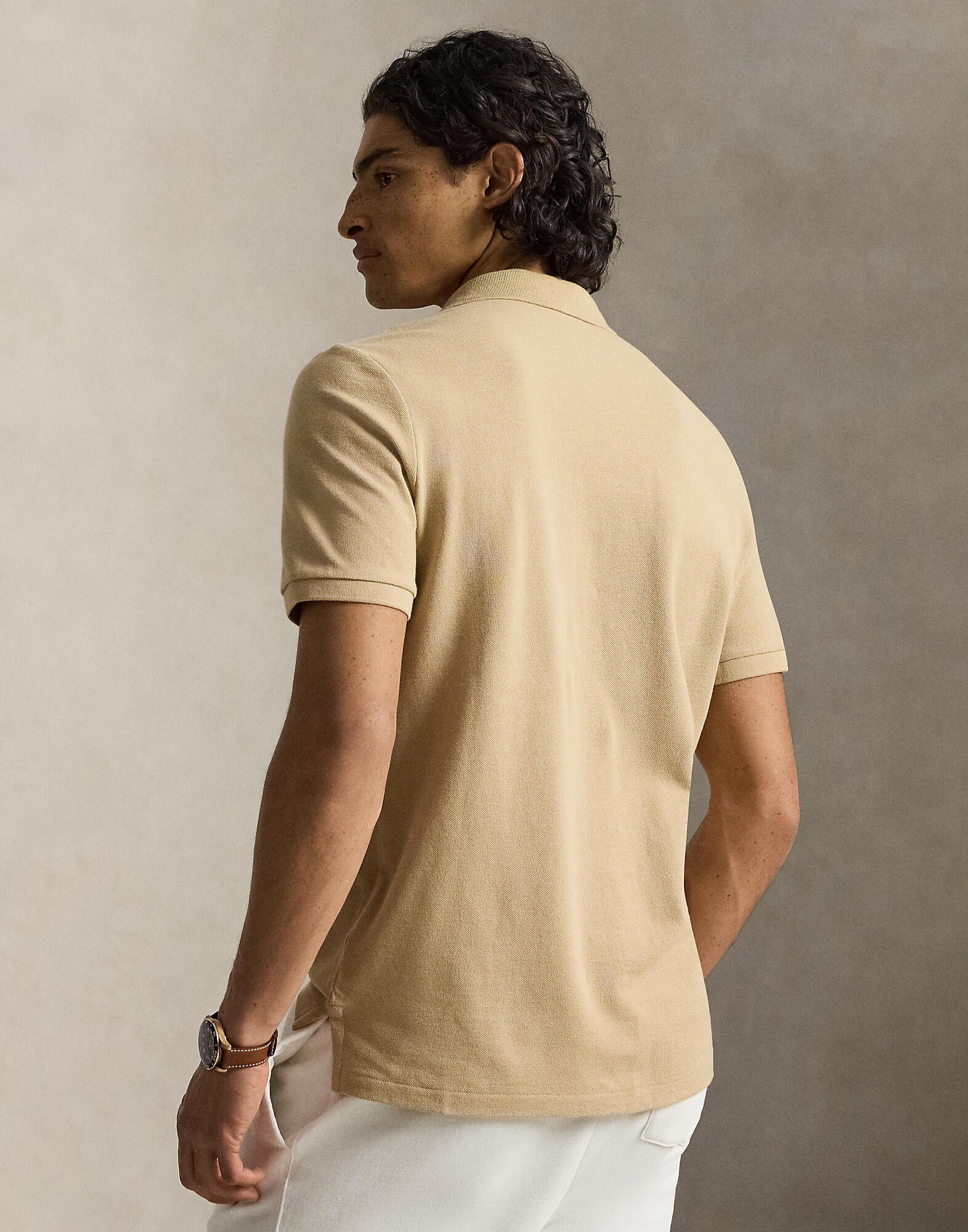 Classic Fit Big Pony Mesh Polo Shirt