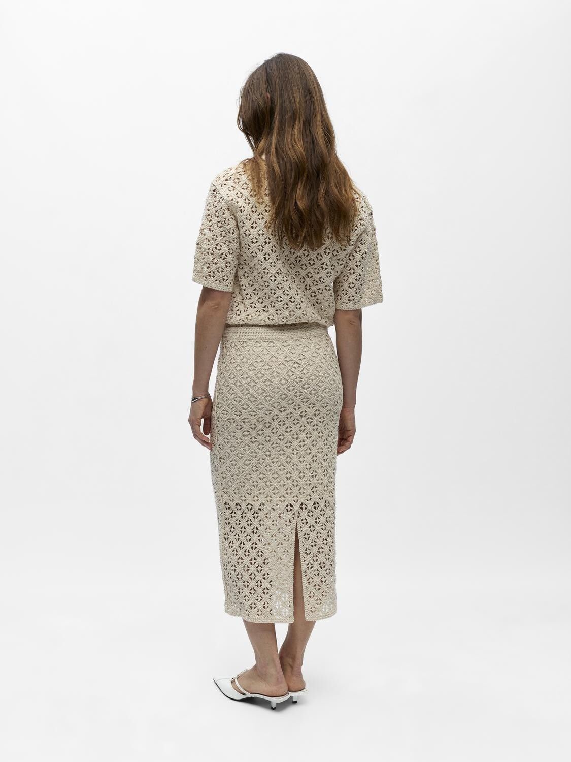 OBJMASI MW LONG KNIT SKIRT 144