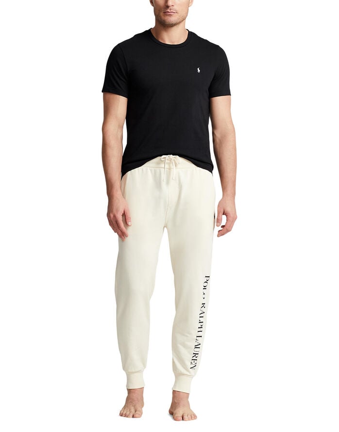 Cotton Jersey Crewneck Sleep Tee