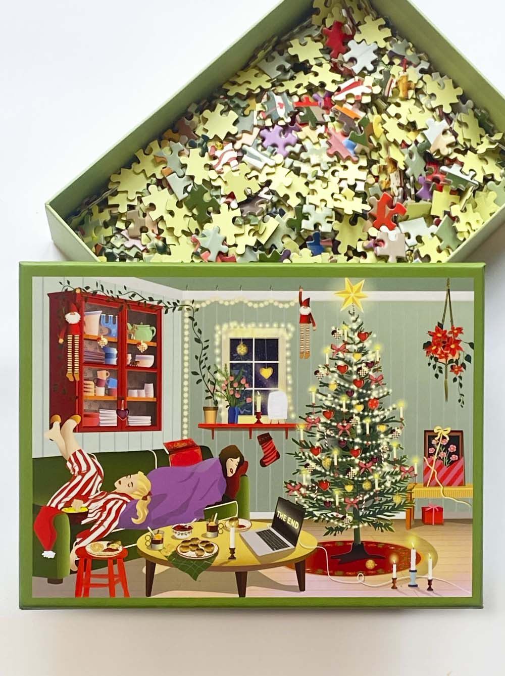 LAZY CHRISTMAS - puslespil med 1000 brikker
