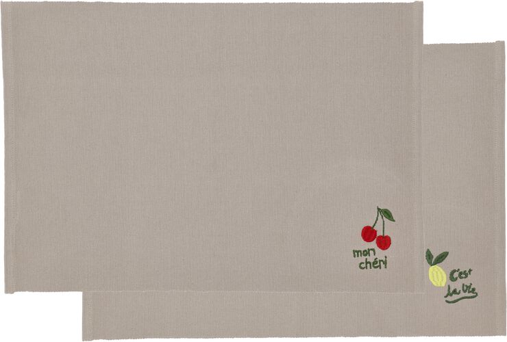 Dækkeserviet 33x48 Bistro 2 stk. Green