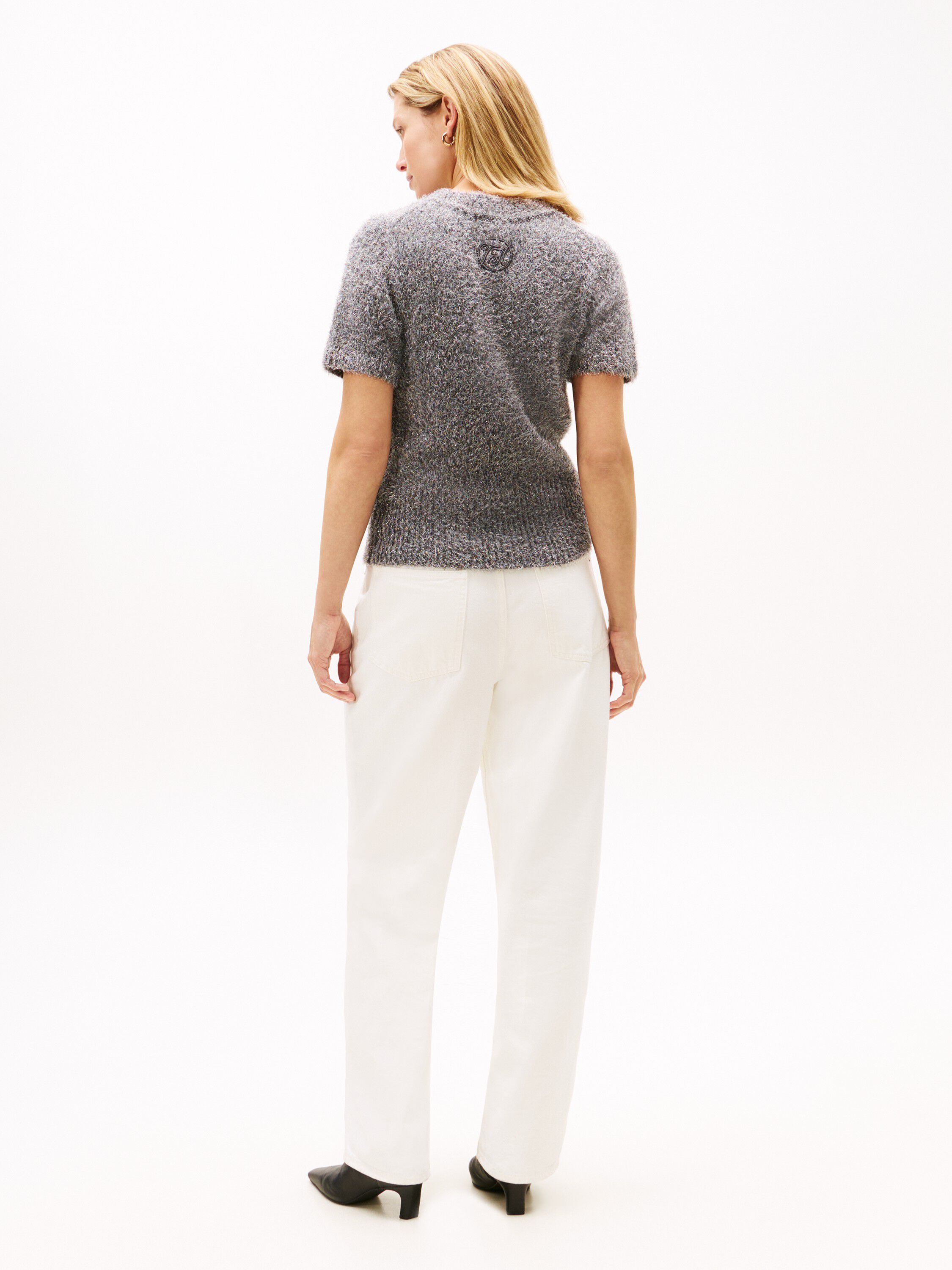 FLUFFY C-NK PETIT S/S SWT