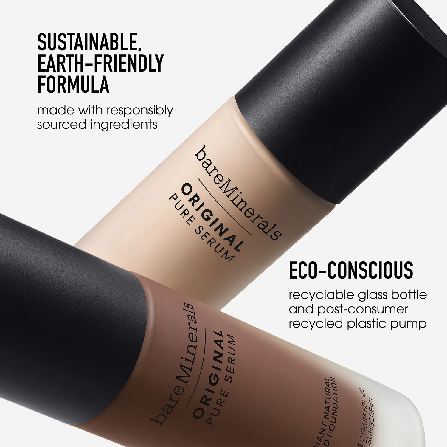 Original Pure Serum Radiant Natural Liquid Foundation Mineral SPF 20 M