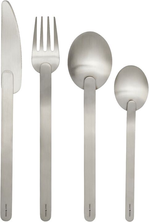 Stelo Cutlery - Set of 4 - Brushed Stainless Steel