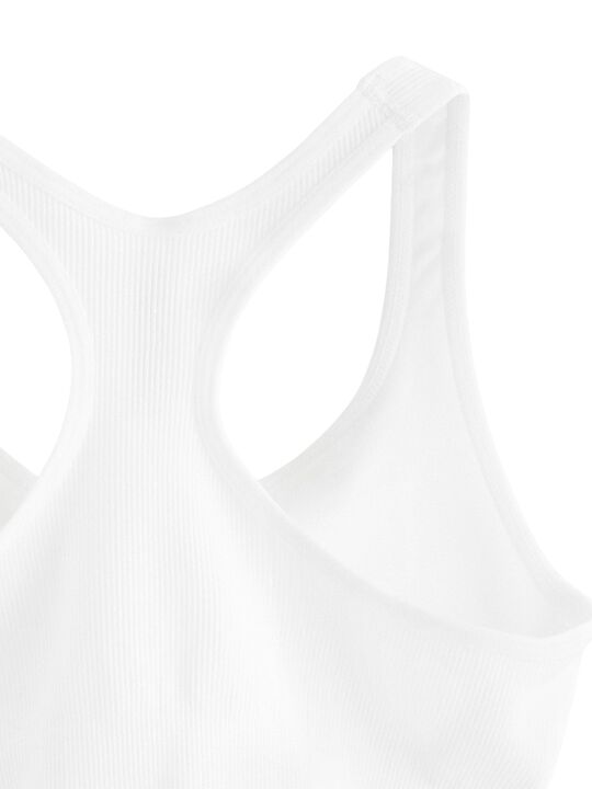 Ribbet blød bh uden sømme