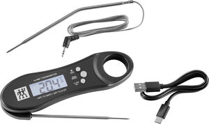 BBQ+ Digital termometer Sort ABS