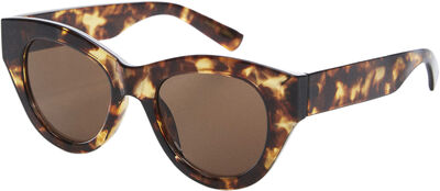 Tortoiseshell rounded sunglasses