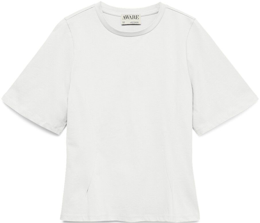 AWVANESSA 2/4 O-NECK FITTED T-SHIRT