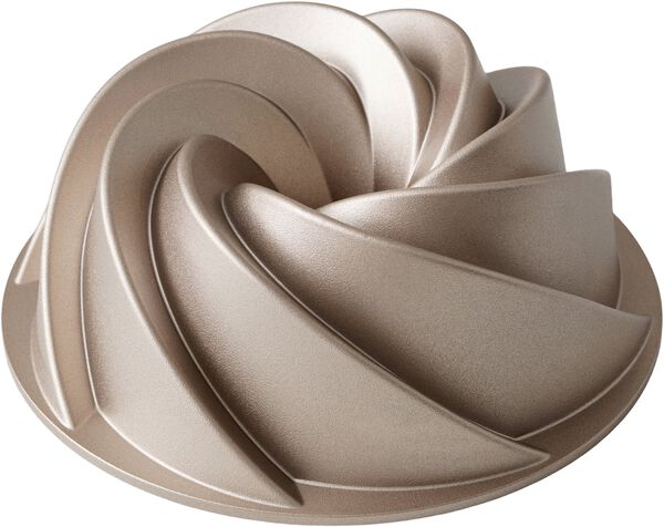 Bundt-kageform Swirl 24 x 9 cm Rose gold