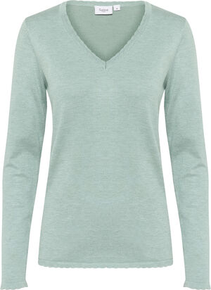 MilaSZ LS V-Neck Pullover