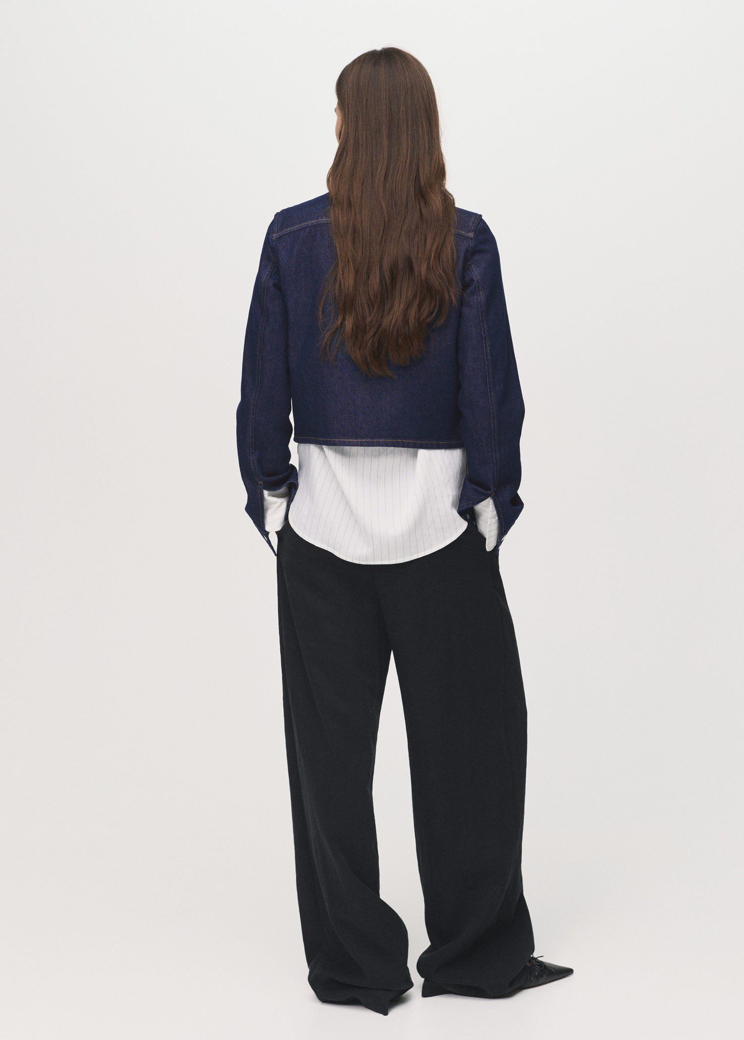 Denim jacket with pockets