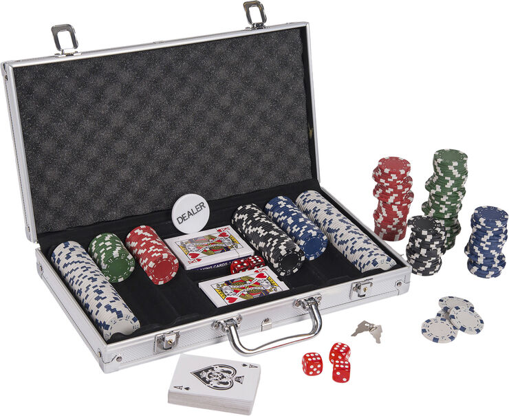 POKERCHIPS 300 ALUKUFFERT