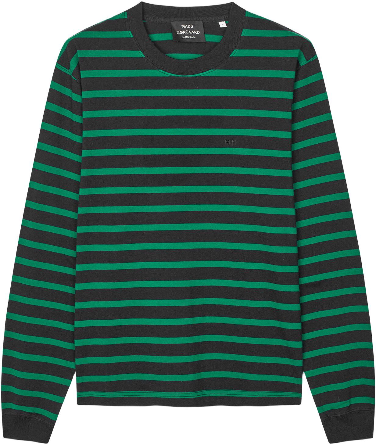 Cotton Jersey Stripe Frode Tee LS