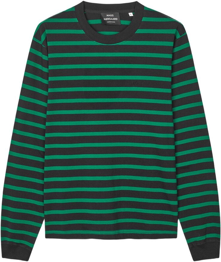 Cotton Jersey Stripe Frode Tee LS