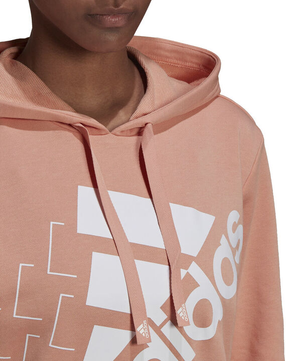 Brand Love Slanted Logo Relaxed hættetrøje