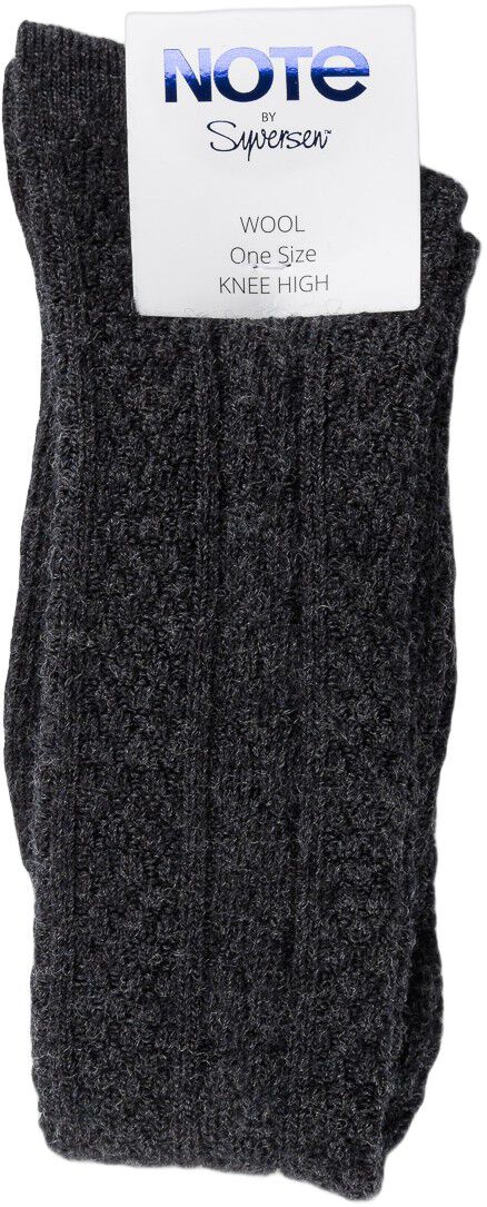 Note Wool Cable Knee High