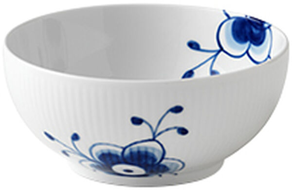 Blå Mega Riflet 73 cl. skål