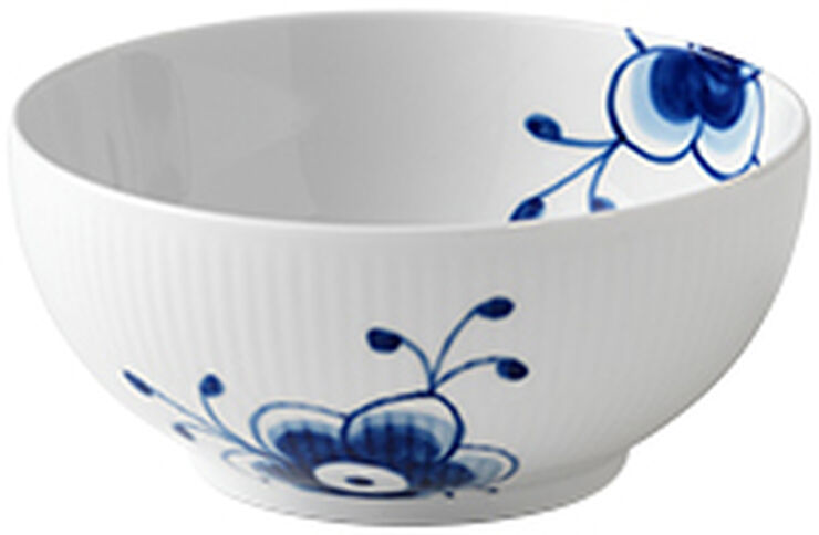 Blå Mega Riflet 73 cl. skål