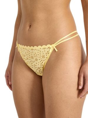 G-streng med broderie anglaise