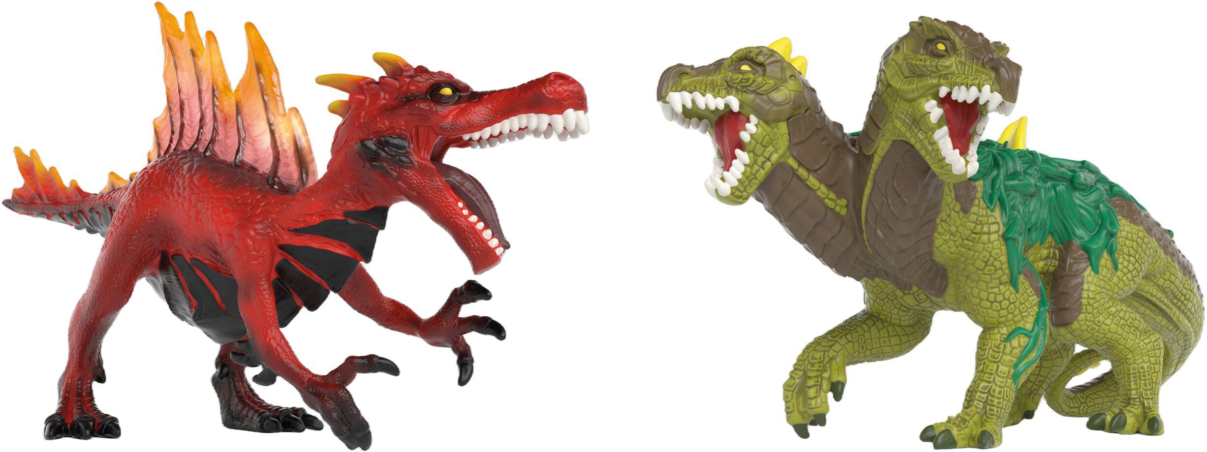 Schleich Fire Saurian vs