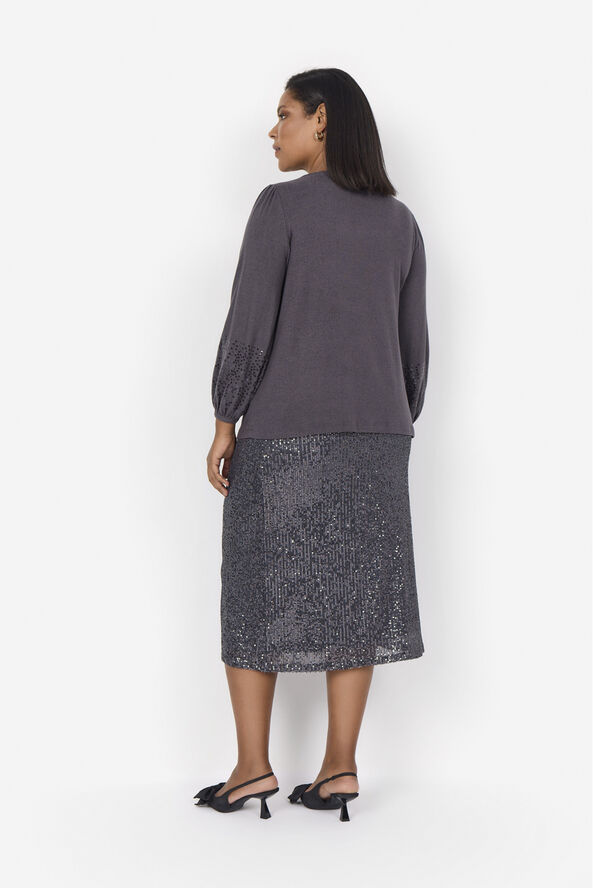 Curvy WA-KATHRINE 2 Nederdel Mørk grå