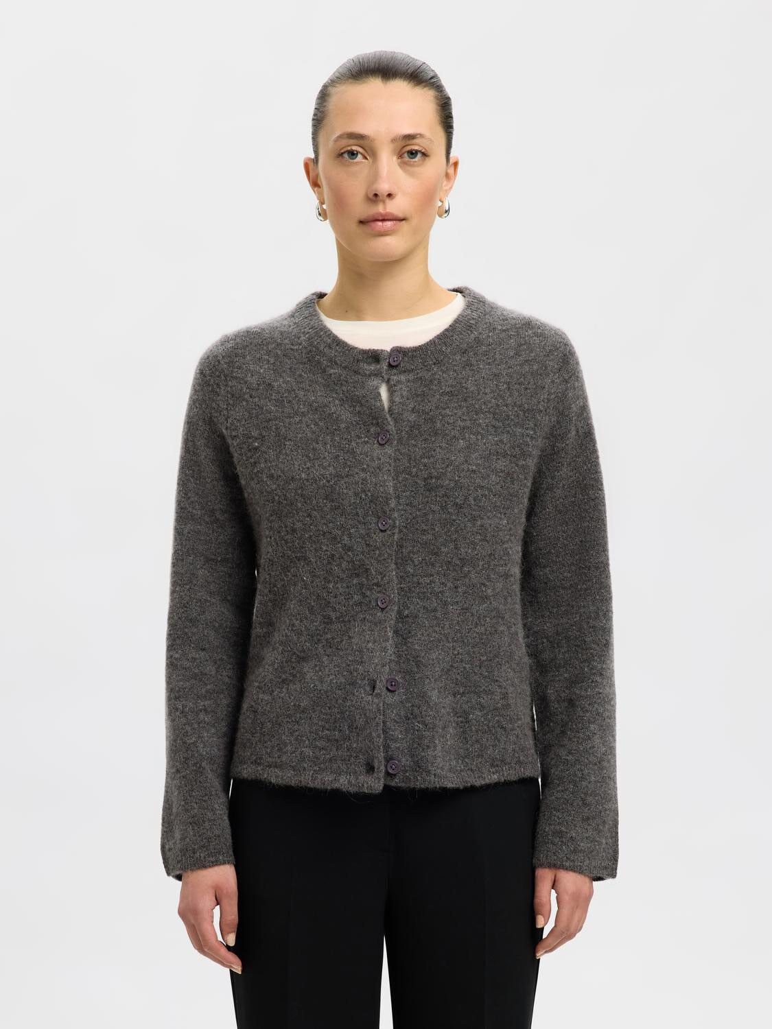 SLFLULU NEW LS KNIT CARDIGAN NOOS