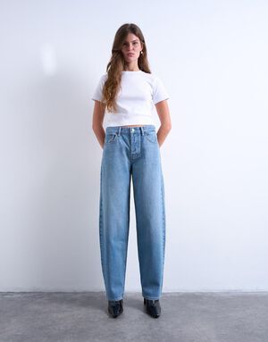 TSLOWRIE LR BAGGY DNM JEANS MB