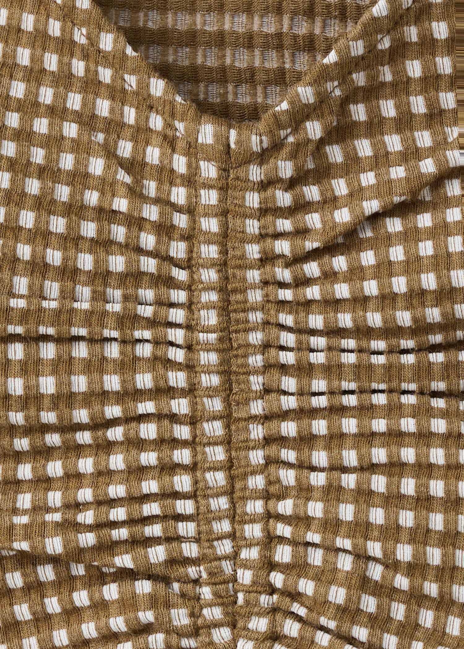 Ruched fitted top