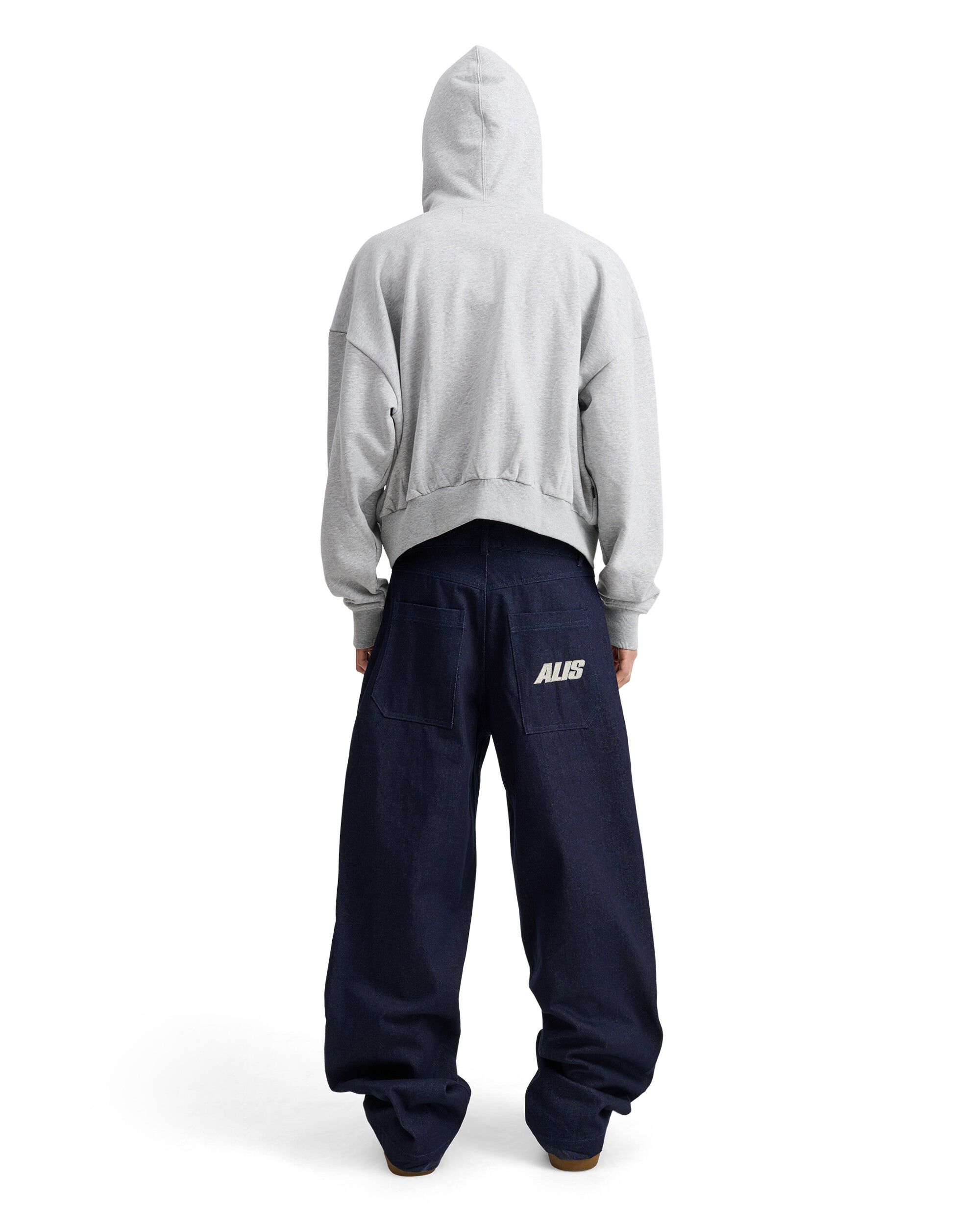 SHEN CROPPED HOODIE W/ ZIPPER