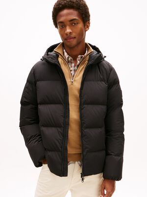 DOWN HOODED PUFFER JKT