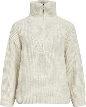 OBJTINA KNIT LO L/S ZIP PULLOVER CC