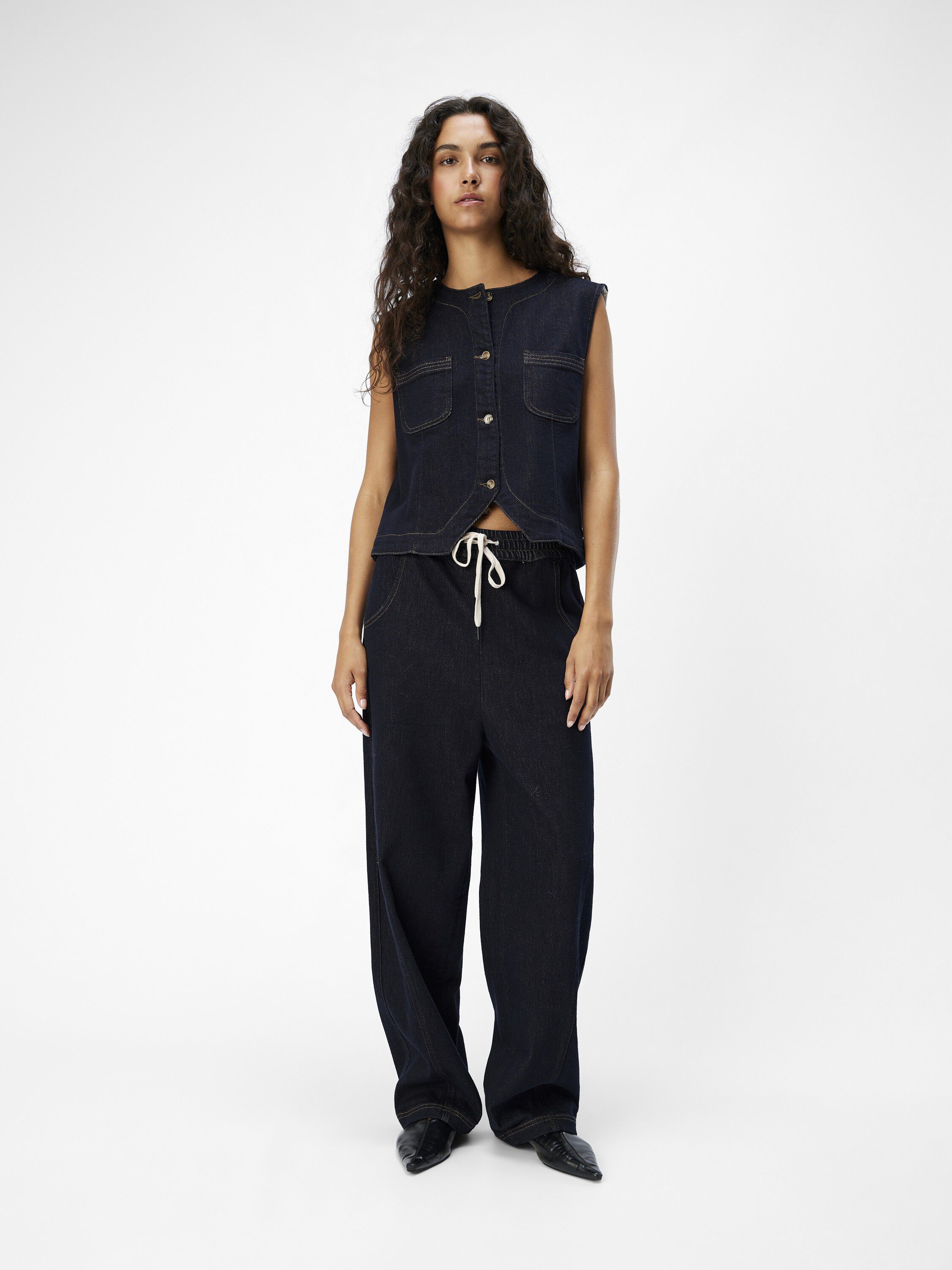 OBJCAMILLA DENIM WAISTCOAT 141 DIV