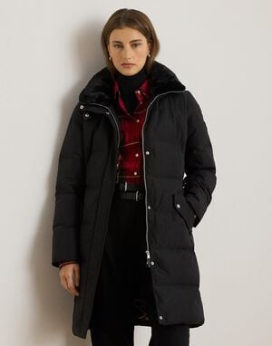 SMOOTH POLY-FF TRIM PUFFER 38