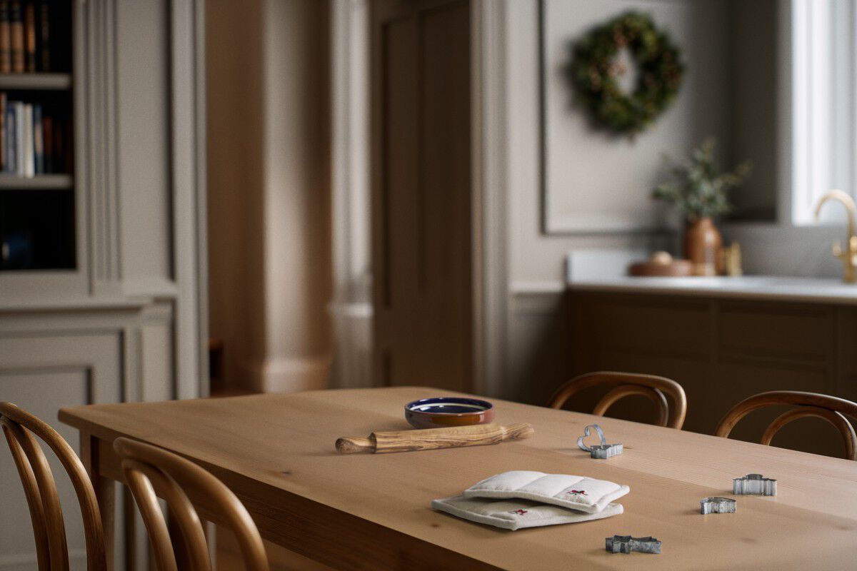 Christmas Fable Grydelapper 22x22 cm sand 1 stk.