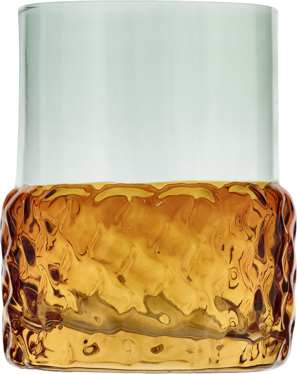 Fyrfadsstage Styles 7,7 x 10 cm Bl&aring;/Amber